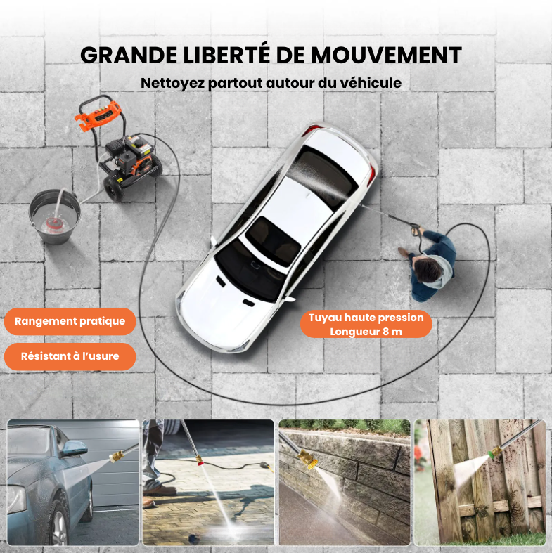 Nettoyeur haute pression 3500 PSI